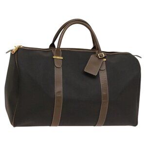 Dunhill Boston Bag PVC Brown Auth am8180